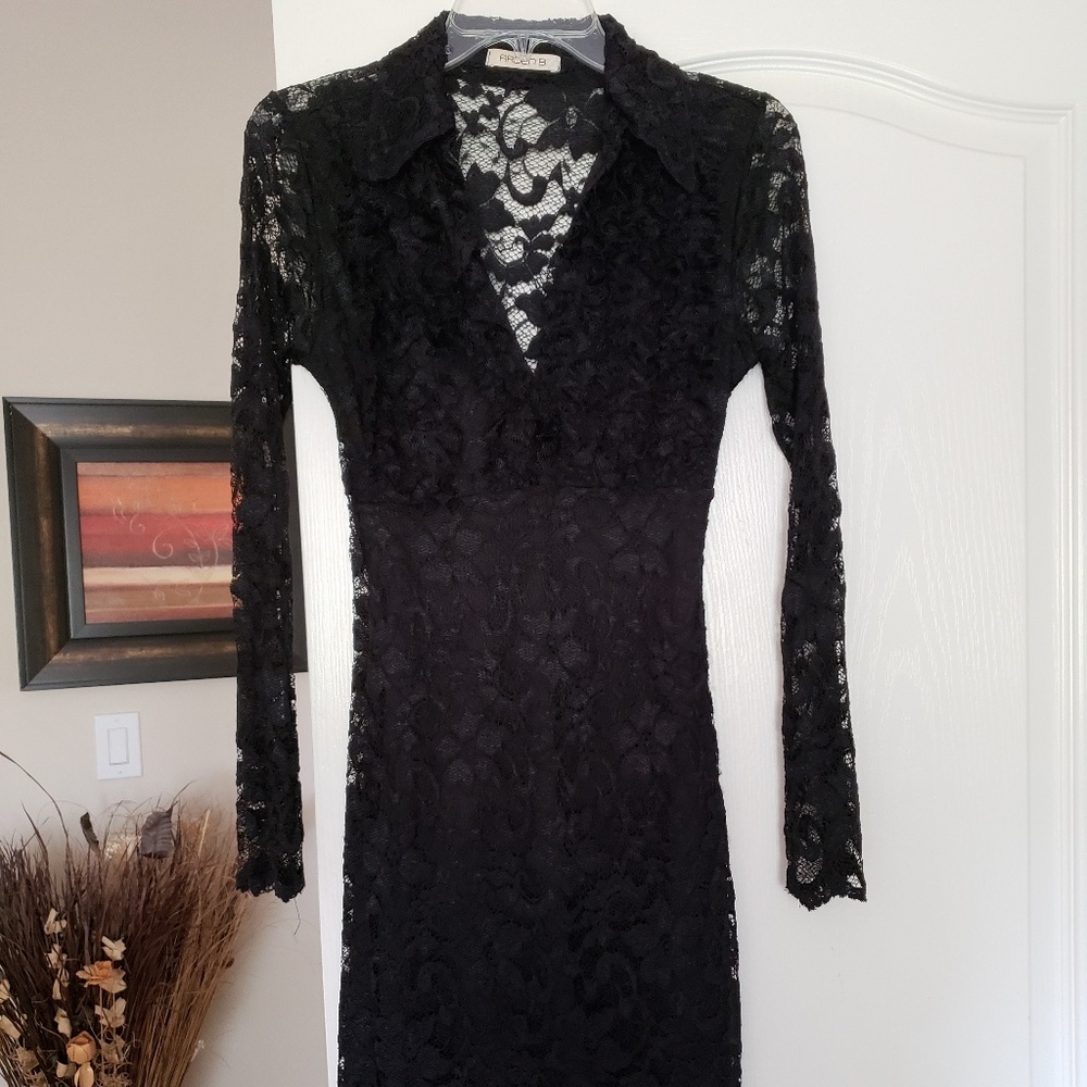 BEAUTIFUL ARDEN B SEXY LACE DRESS SIZE M - Picture 2 of 5